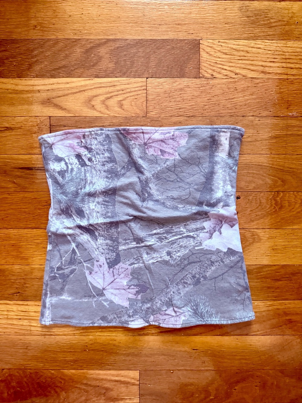 Hollister camo and pink reversible tube top size small